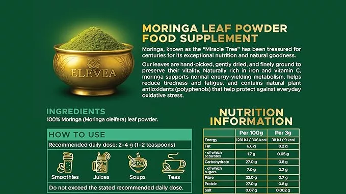elevea moringa powder elevea moringa powder