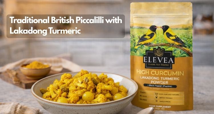 10 Best High Curcumin Lakadong Turmeric Powder Recipes for Flavour and Wellness traditional british piccalilli with lakadong turmeric