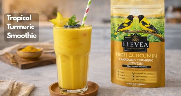 10 Best High Curcumin Lakadong Turmeric Powder Recipes for Flavour and Wellness tropical turmeric smoothie