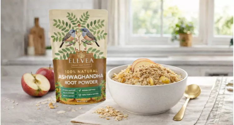 ashwagandha apple crumble oats