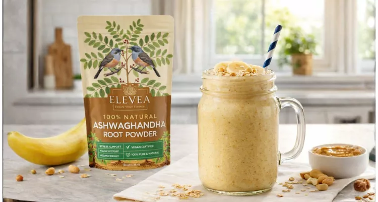 ashwagandha banana peanut butter smoothie